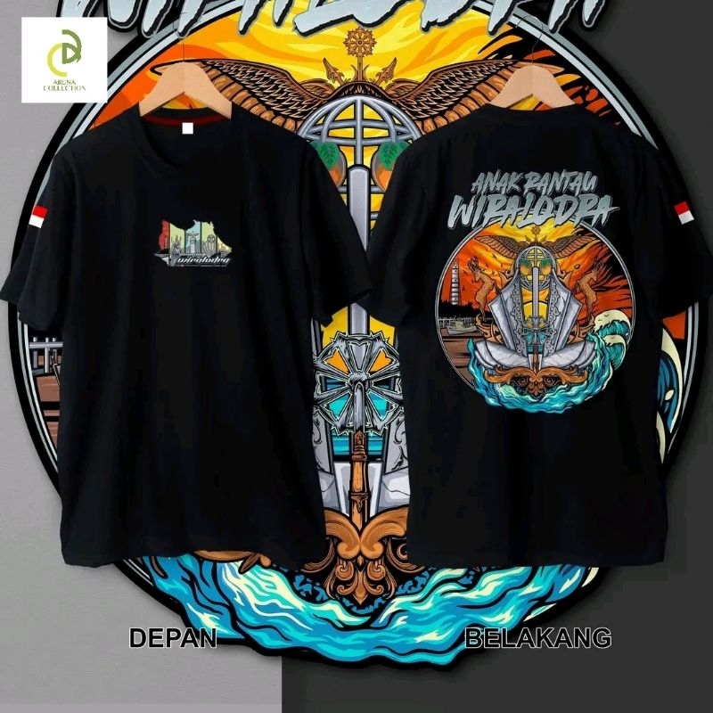 Kaos Distro cotton combat 24s Logo Icon Indramayu