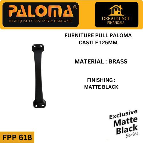 PALOMA FPP 618 CASTLE 125MM Tarikan laci/lemari/Tarikan Jendela