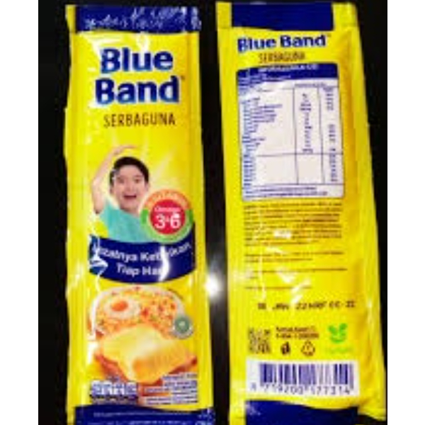 

MENTEGA BLUE BAND SACHET 20 GRAM SATUAN MARGARIN