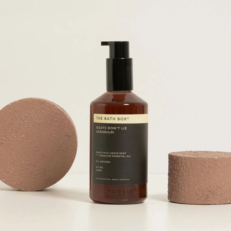 THE BATH BOX - Goats Don't Lie Geranium Liquid Soap