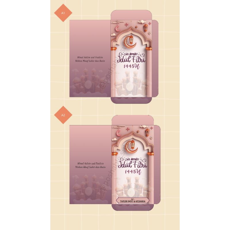 

AMPLOP LEBARAN CUSTOM / AMPLOP AESTHETIC