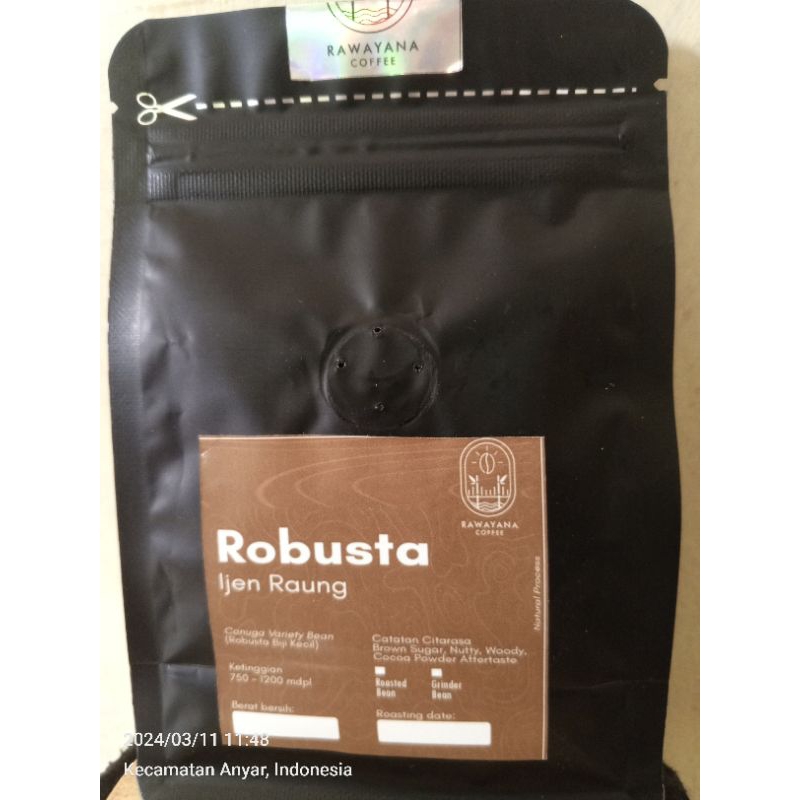 

Kopi Robusta origin Ijen 100gr