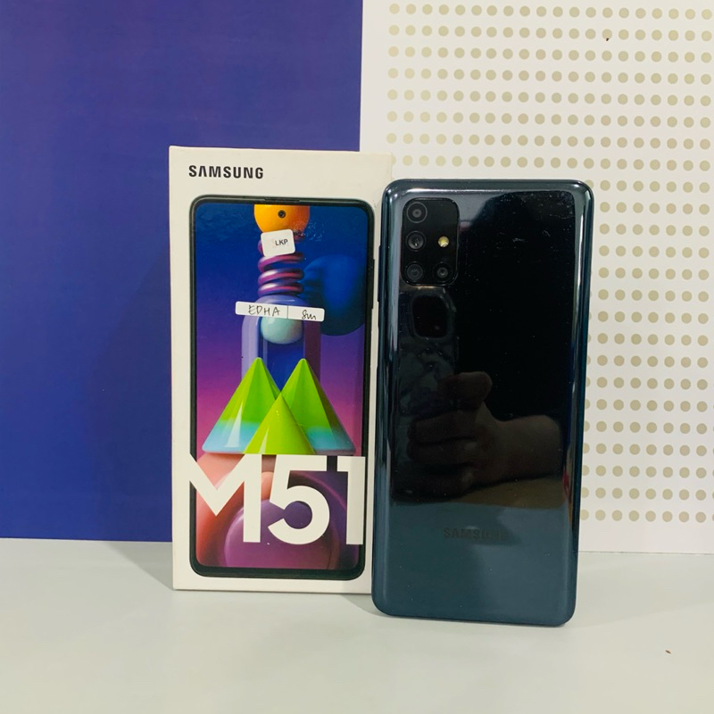 SAMSUNG GALAXY M51 8/128GB SECOND FULLSET