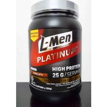 

L-Men Platinum Whey Protein L Men LMen Susu Gym Fitness Diet BPOM Suplemen Muscle First M1