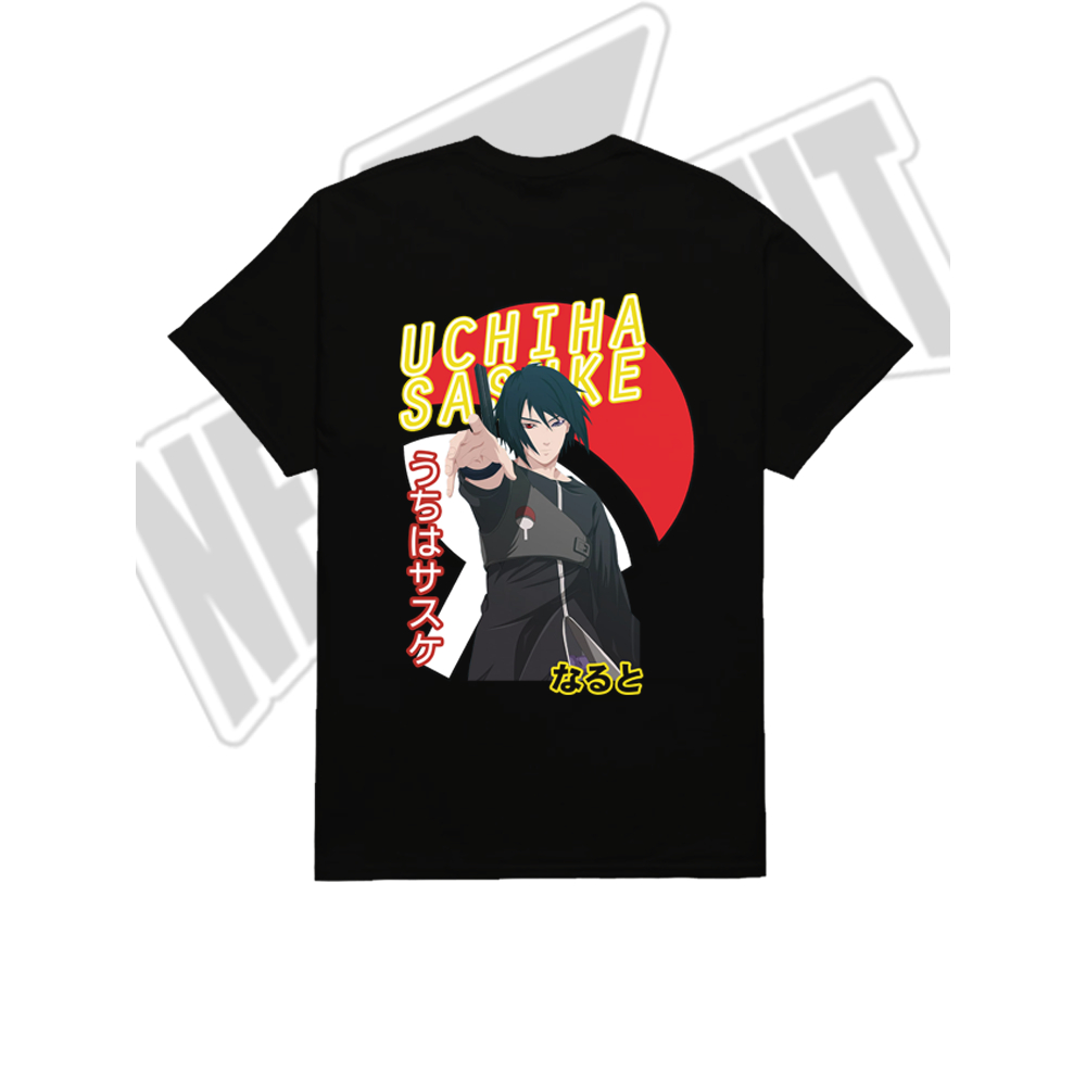 Kaos Baju T shirt Distro Pria Wanita Anime SASUKE CLAN UCHIHA NARUTO BORUTO MADARA ITACHI OBITO SARA