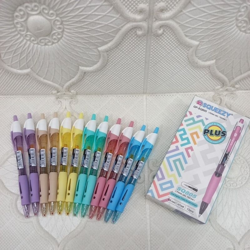 

GEL PEN KLIK SQUEEZY GP-SQ805 TINTA HITAM