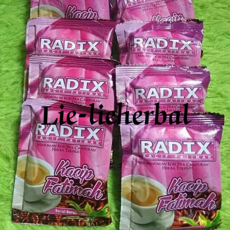 

kopi Radix kacip Fatimah kemasan sachet atau satuan