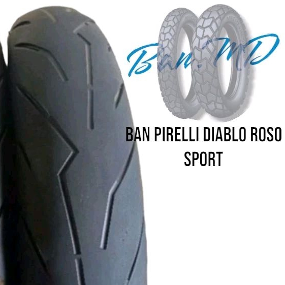 ban Pirelli Diablo ROSO ban balap ukuran 90/90 RING-14