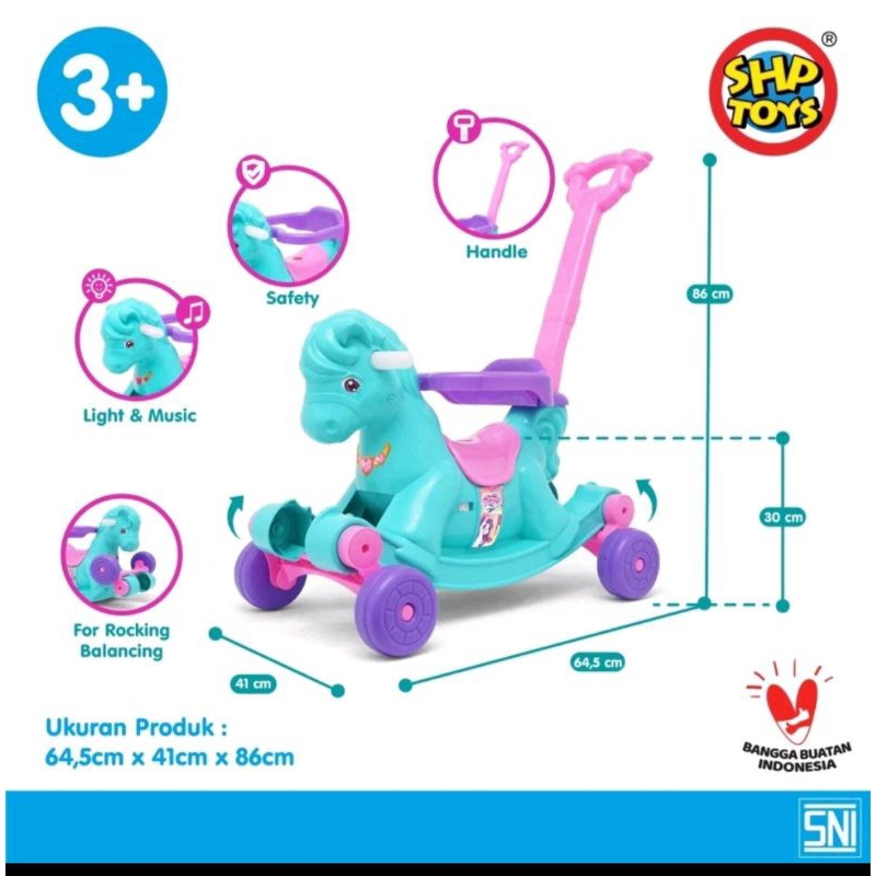 mainan anak kuda kudaan loncat  LS 582 tunggang ride on shp toys MSP 561 SHP 668 GG 668 ET 2152 doro