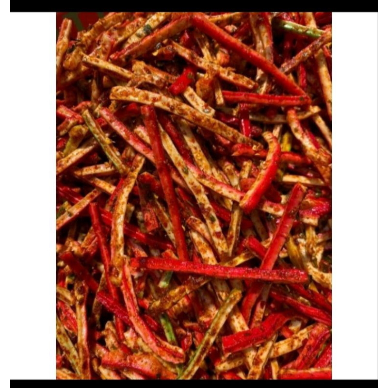

Seblak kerupuk beton /ja'at pedas daun jeruk isi 1kg