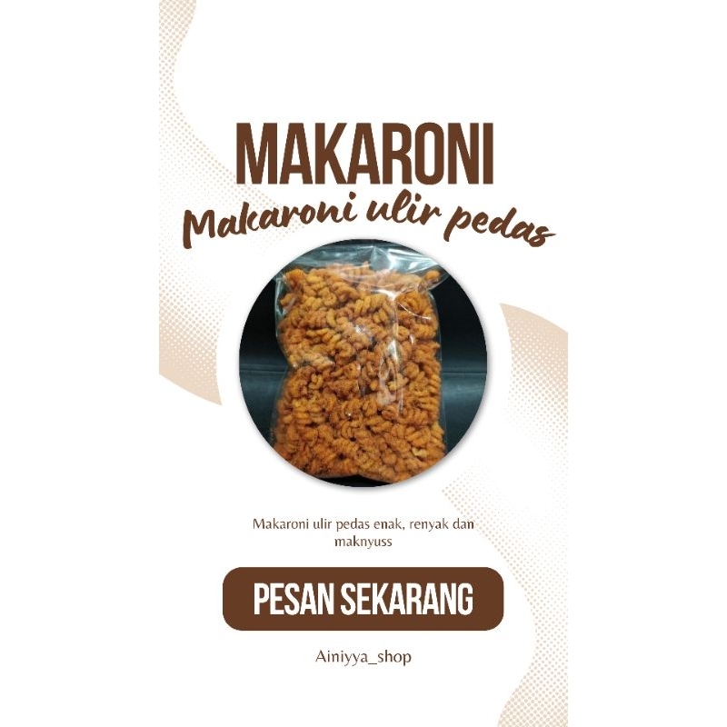 

Makaroni Spiral/Makaroni Spiral Pedas berat 250gram