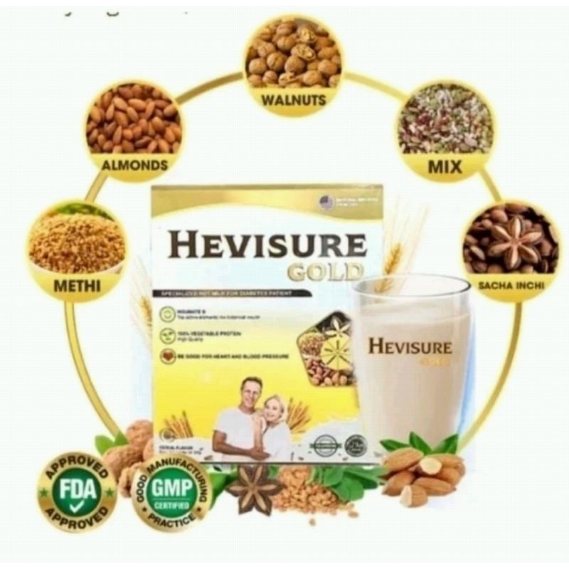 

HEVISURE GOLD SUSU MILK OBAT DIABETESKENCING MANIS TURUNKAN KADAR GULA