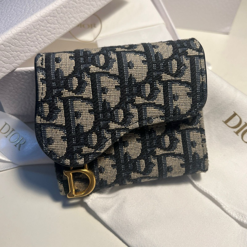 Saddle Lotus Wallet Dompet Dior