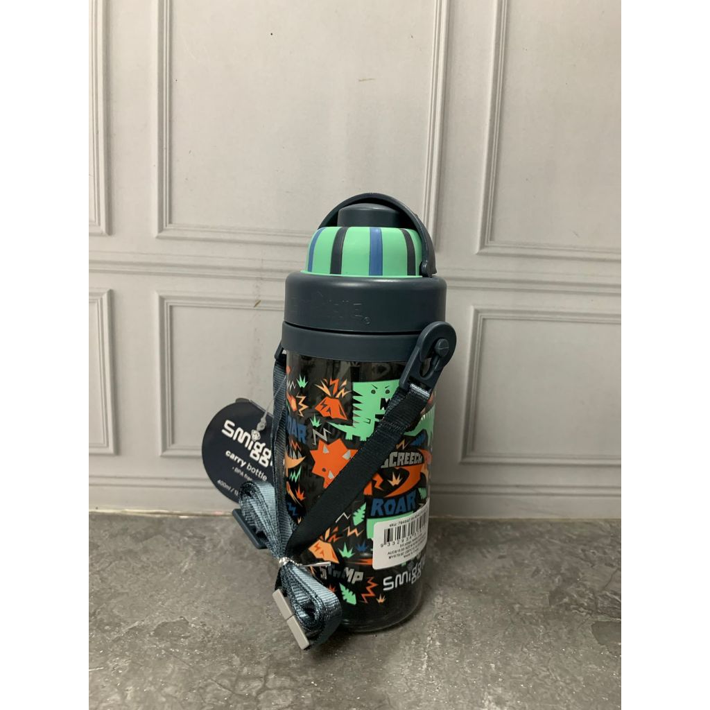 SMIGGLE TEENY TINY OVER AND UNDER DRINK BOTTLE DINO - BOTOL MINUM SMIGGLE