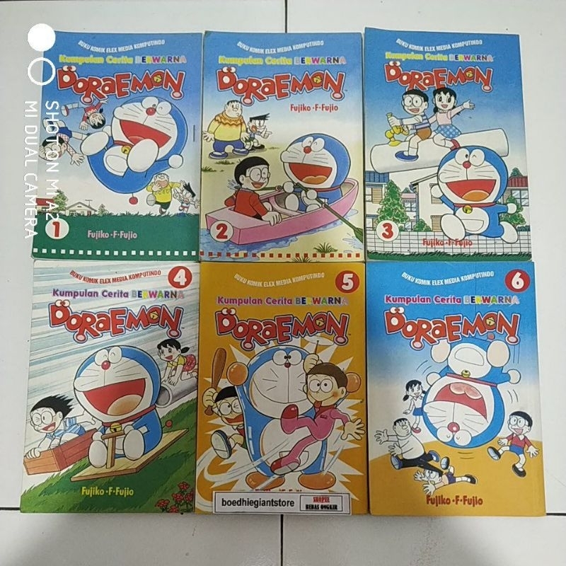 Komik Kumpulan Cerita Berwarna Doraemon 1-6 tamat, TS