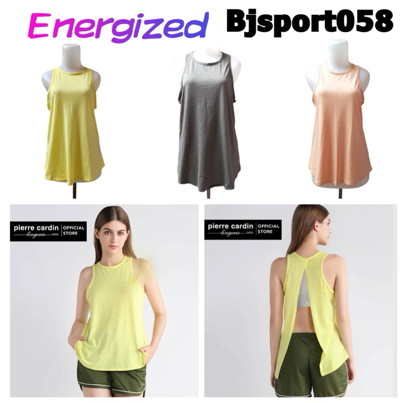 BJsport058 baju singlet sport energized L XL