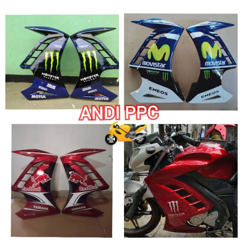 Half fairing Yamaha vixion nvl nva model Ninja fi