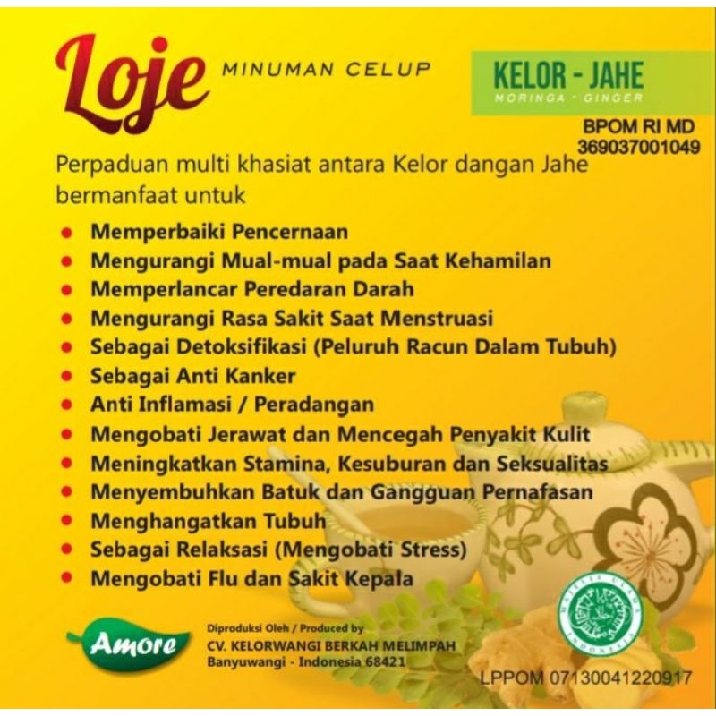 

Teh Daun Kelor