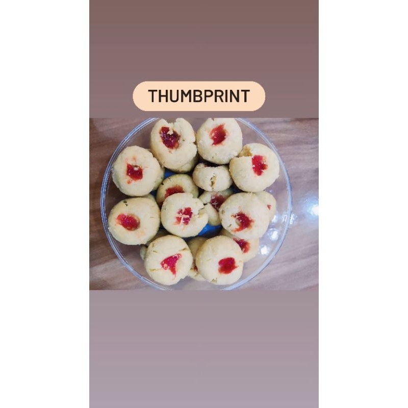 

Kue kering lebaran murah homemade thumbprint