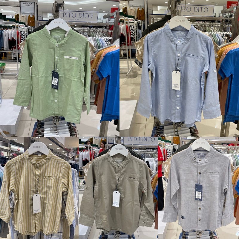 PITO DITO - SALE Kemeja Koko Anak Laki-Laki (3-14 Tahun)