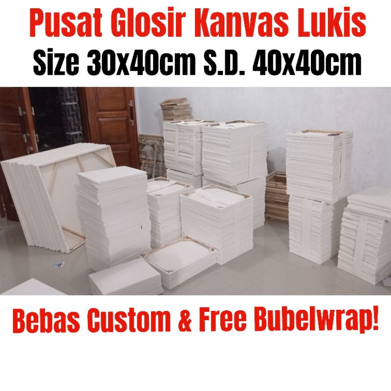 

30x40 kanvas lukis sampai 40x50 canvas lukis premium