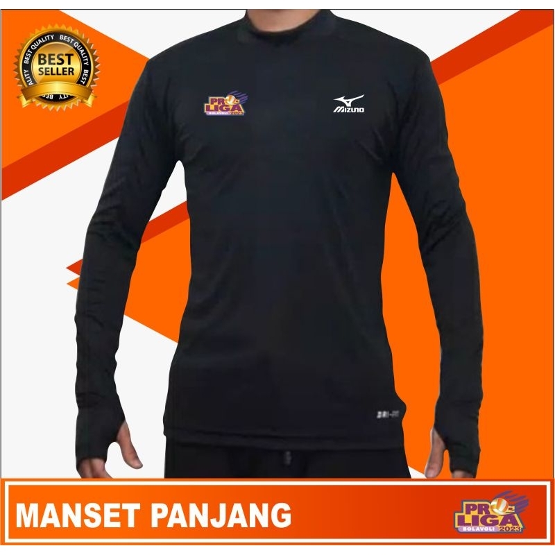 Baju voli lengan panjang manset baselayer panjang dalaman olahraga voli volley pria wanita