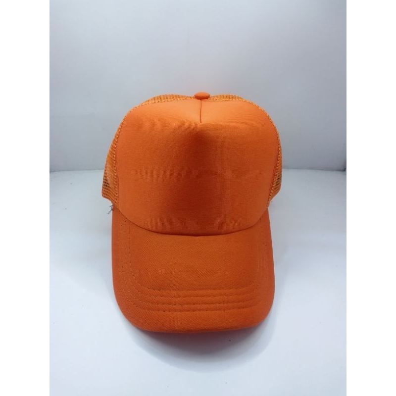 Topi polos orange