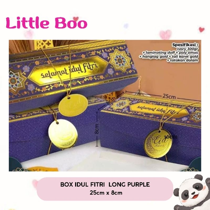 Cake Box Motif IDUL FITRI  / Kotak Kue BOLU GULUNG LEBARAN EID