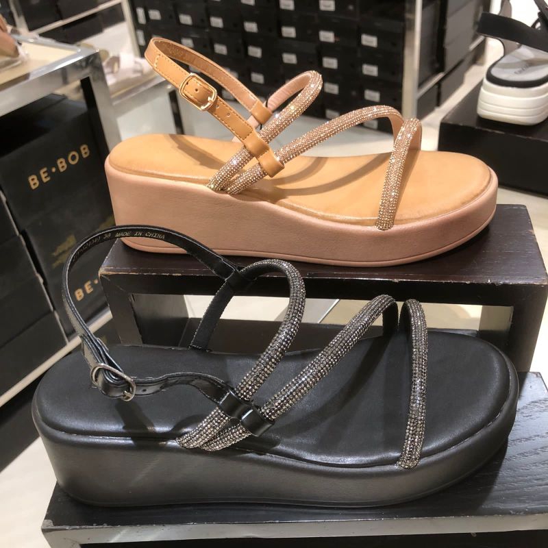 BE BOB ‼️ sepatu sandal wanita wedges 5cm ringan