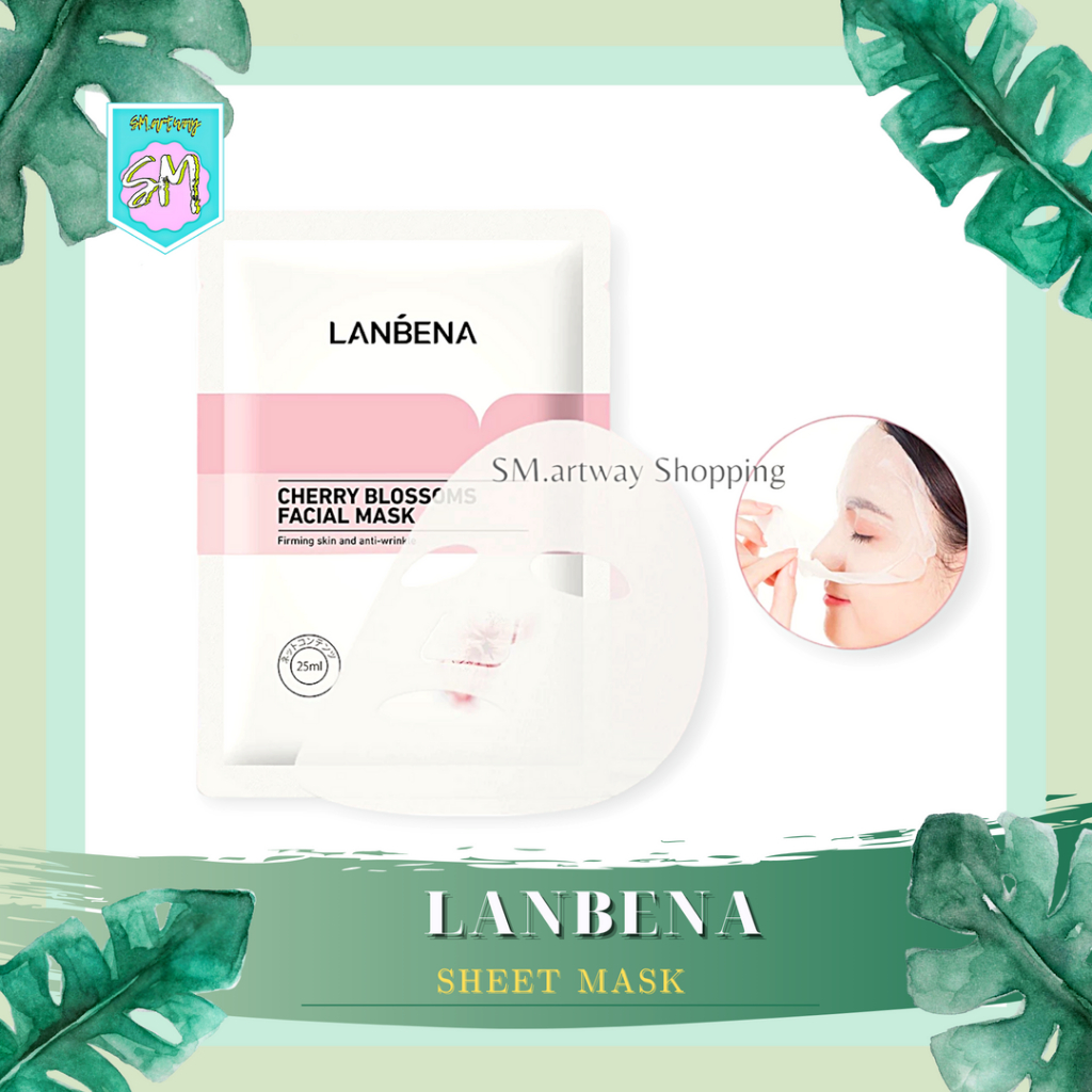 [BPOM] LANBENA Sheet Mask | Masker Wajah Perawatan Kulit