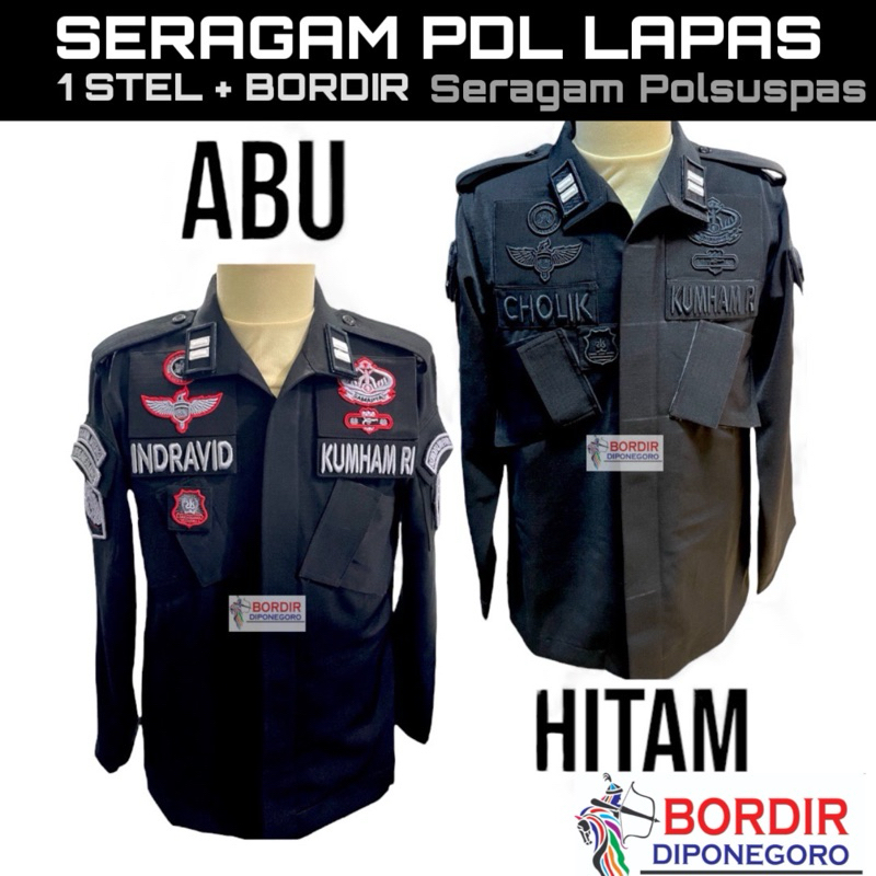 SERAGAM PDL KUMHAM LAPAS TERBARU | SERAGAM KEMENKUMHAM LAPAS 1STEL HITAM/ABU/ MAROON 2023 | PDL POLS