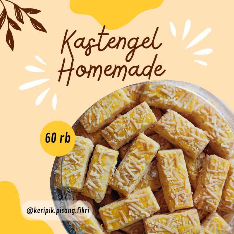 

Kue keju kastengel renyah homemade