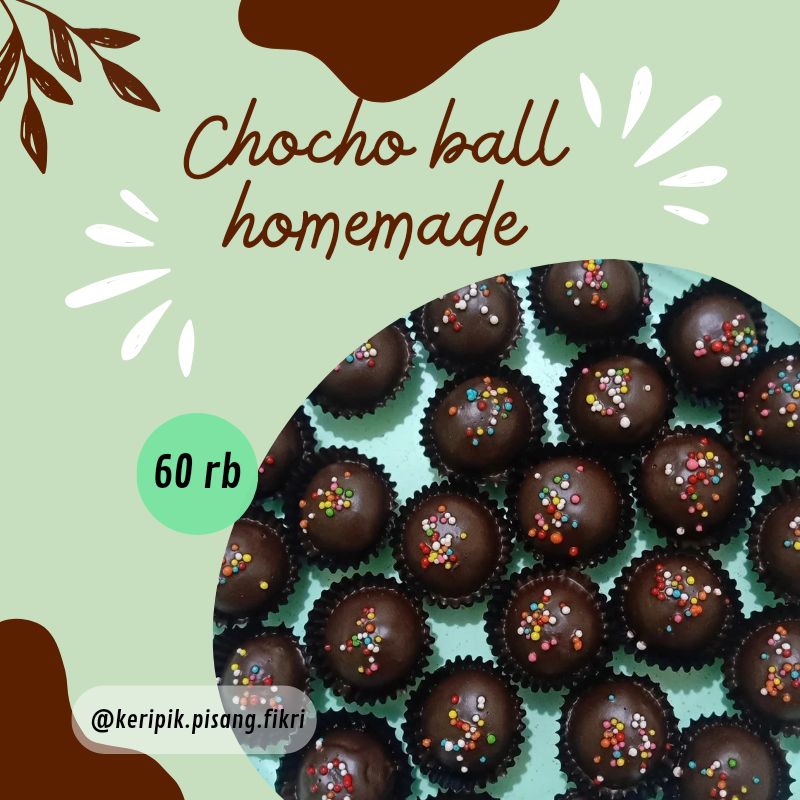 

Kue bola bola coklat springkle enak homemade