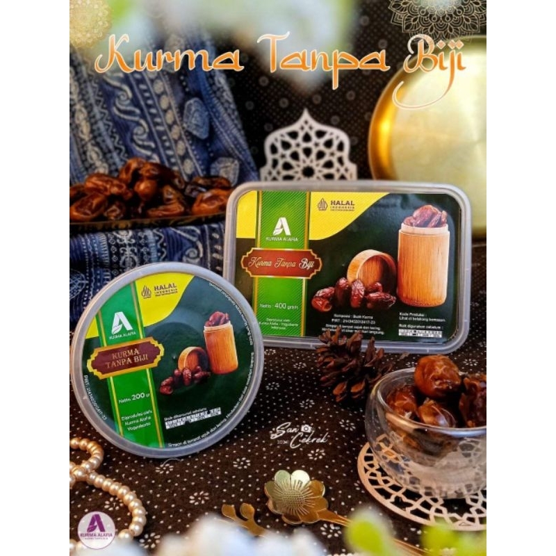 

Kurma tanpa biji alafia 400g