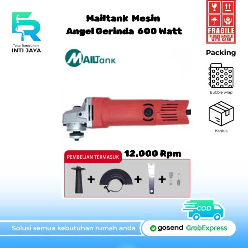 Mesin Angle Gerinda Mailtank 600Watt