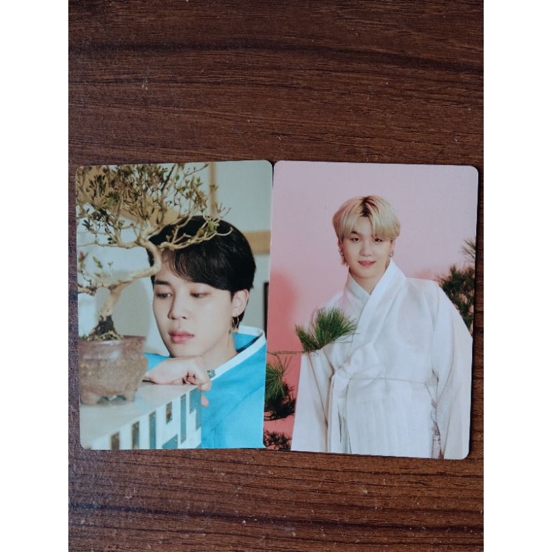 BTS YOONGI SUGA JIMIN DALMAJUNG 2022 OFFICIAL MINI PHOTOCARD