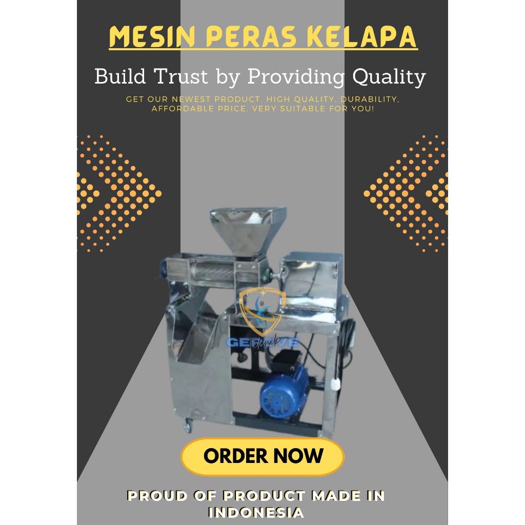 Mesin Peras Santan - Pemeras Santan - Peras Kelapa