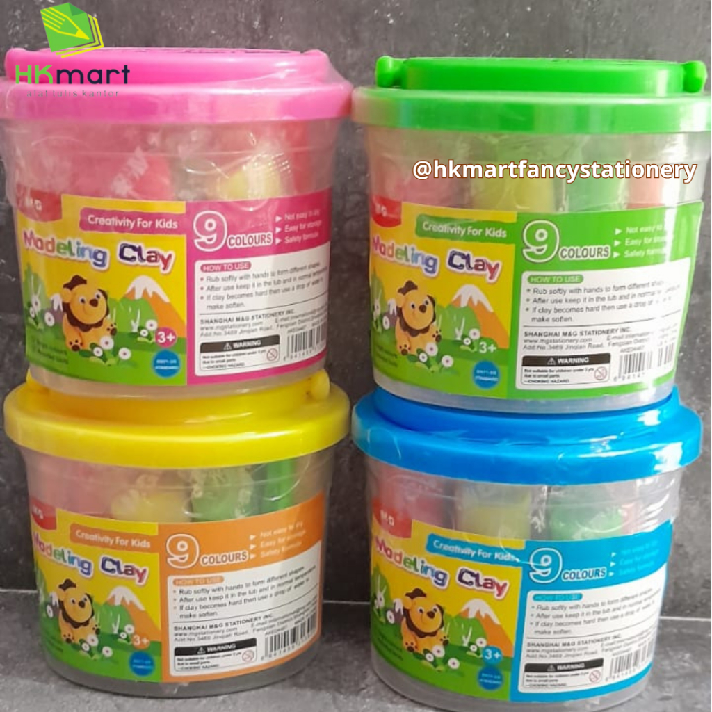 

MODELING CLAY M&G TOPLES 9 WARNA MURAH