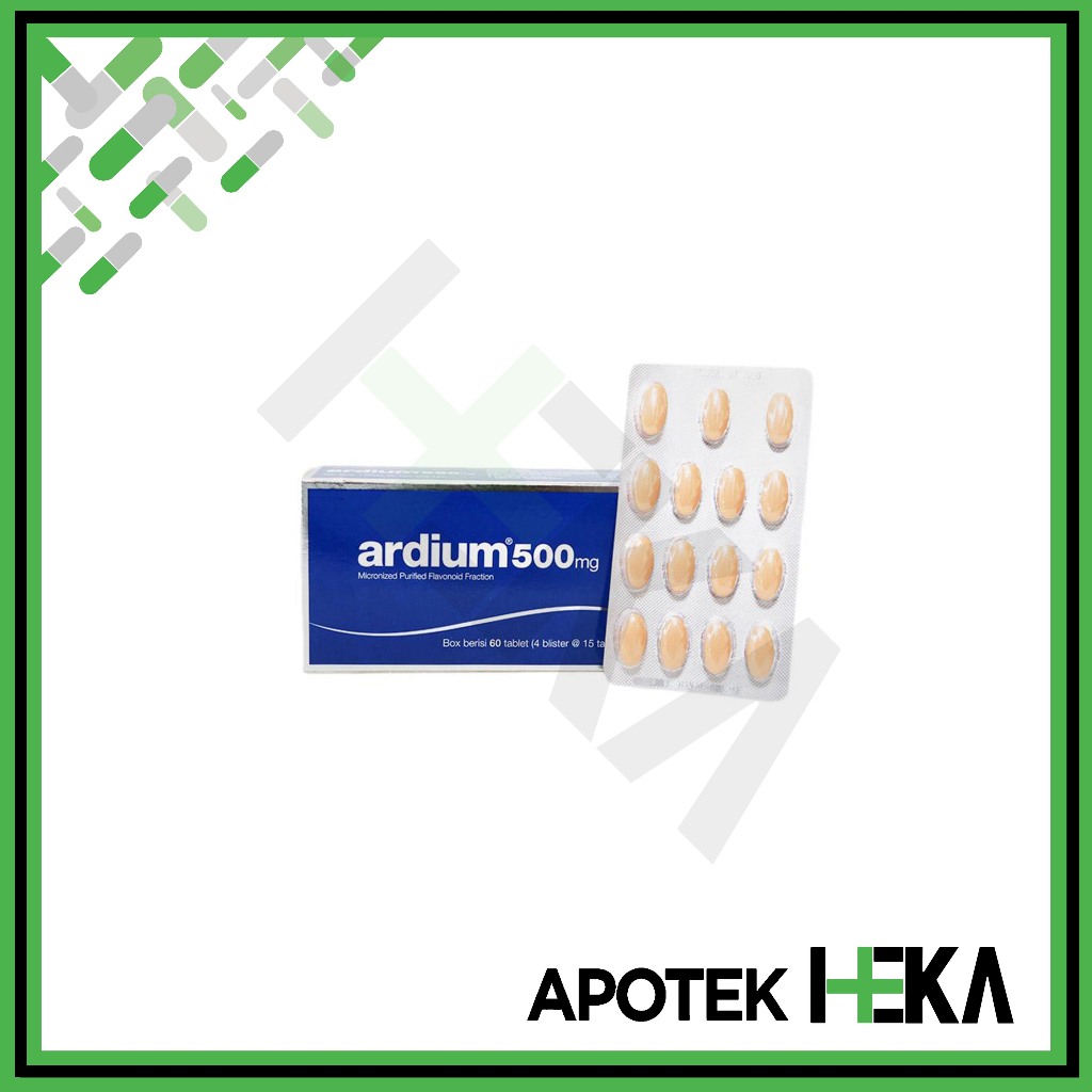 Ardium 500 isi 1 Tablet - Obat Wasir