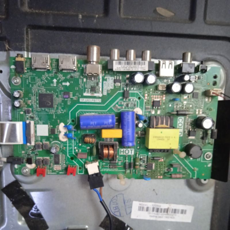 MB mainboard tv led soket Kecil TCL L32D310 32D310