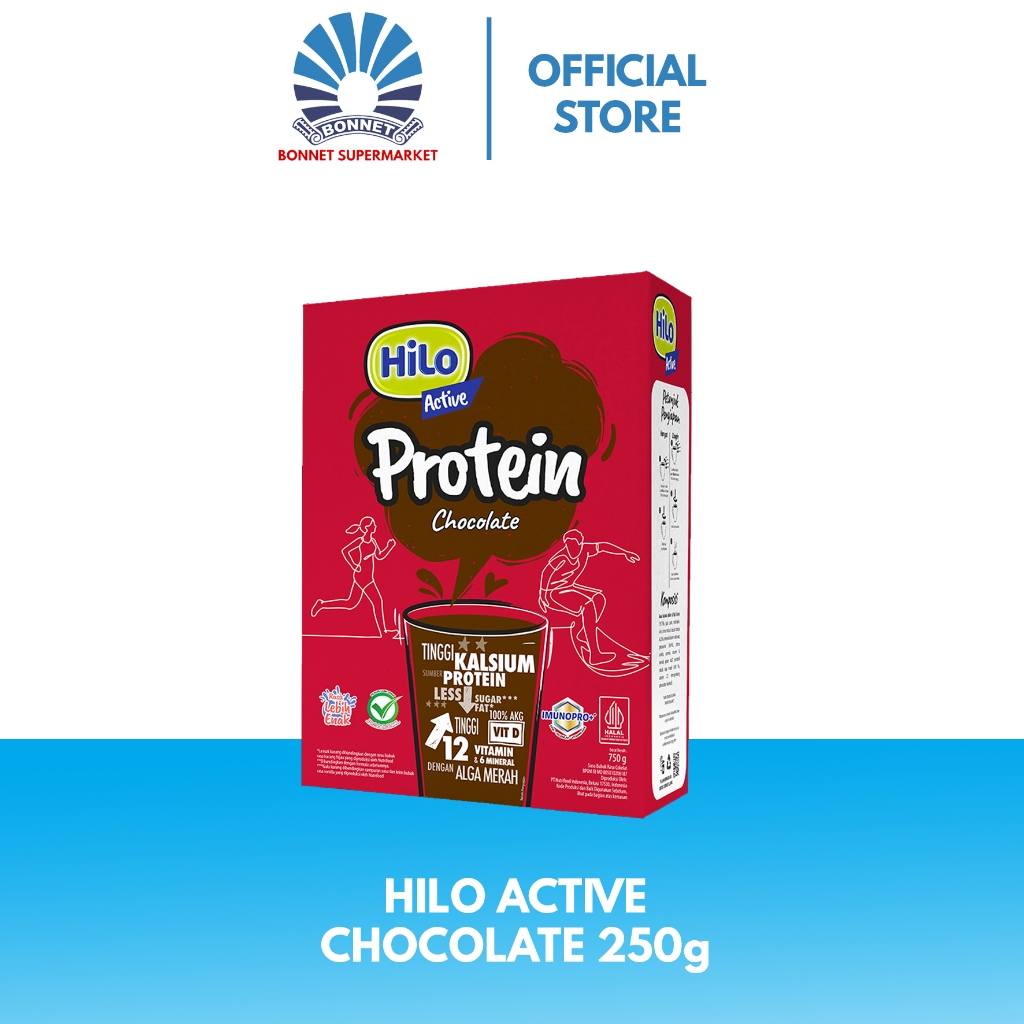 

Hilo Active Chocolate 250gr - Susu Tinggi Kalsium Lebih Rendah Lemak