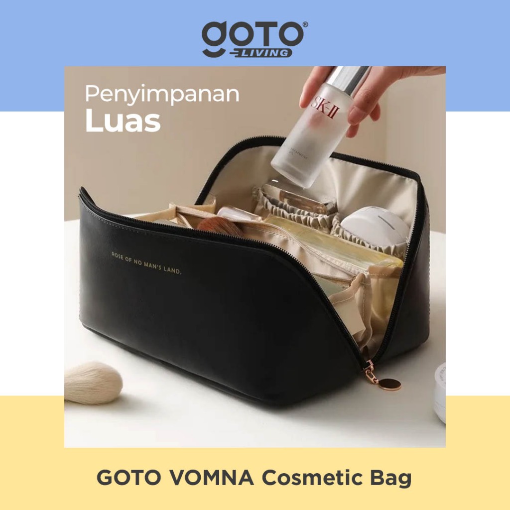 

Goto Vomna Tas Kosmetik Pouch Make Up Cosmetic Travel Bag Organizer