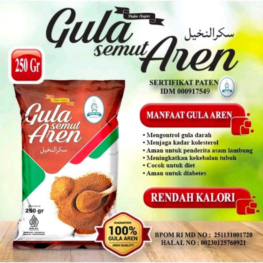 

GULA AREN SEMUT MURNI 250 Gram