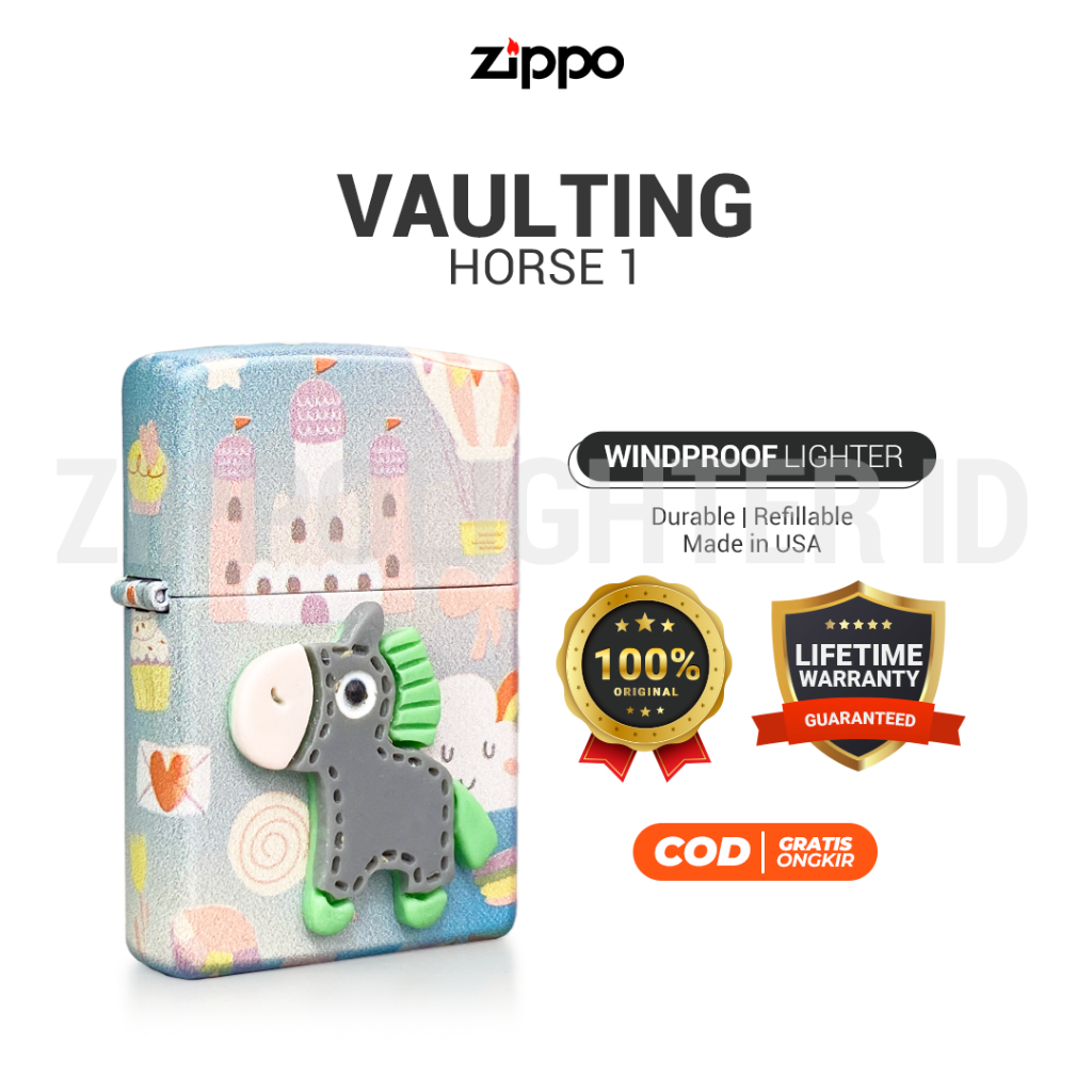 Korek Api Zippo Voulting Horse 1