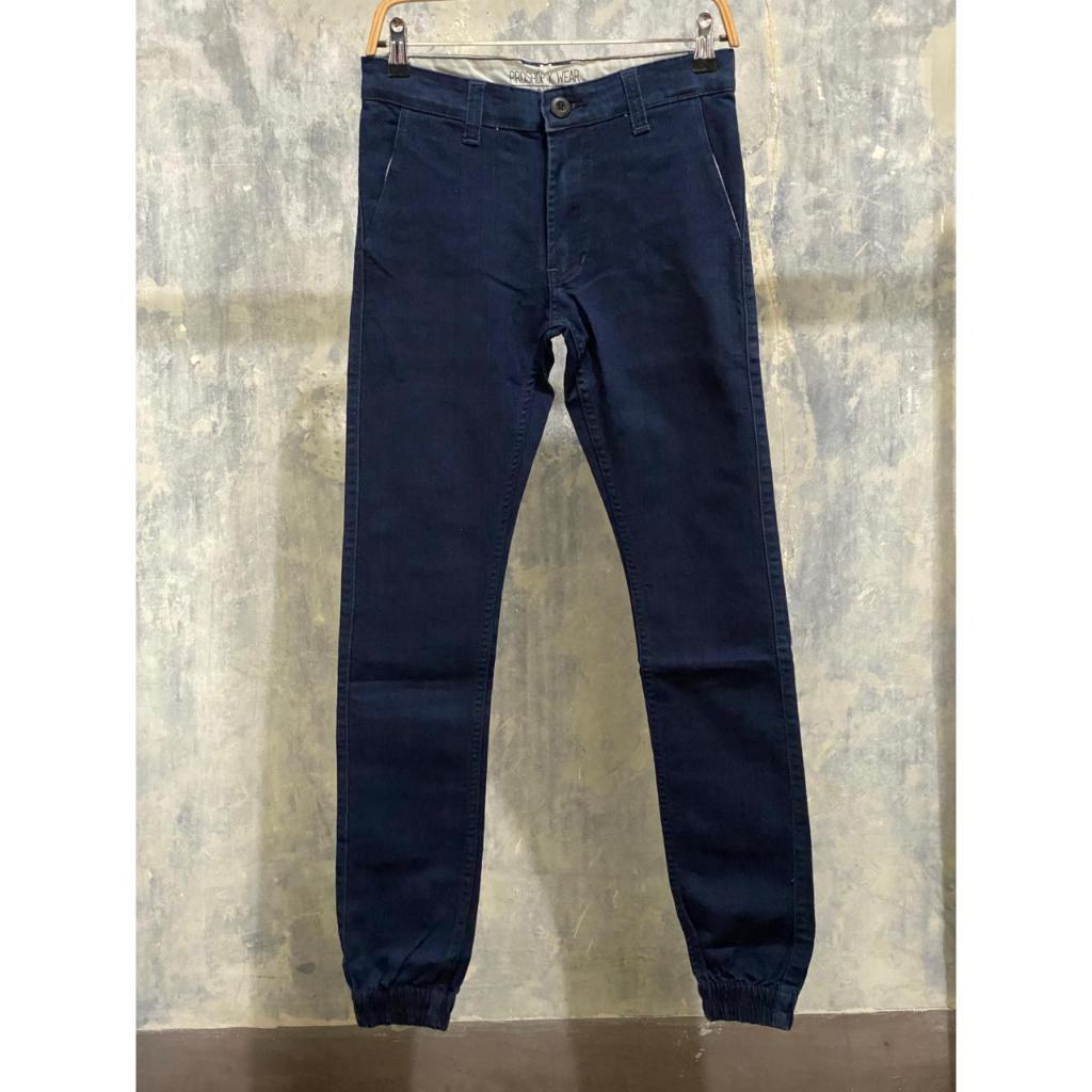 CELANA PANJANG PROSHOP JOGER 44 DENIM COMBO | LP JOGER 04 BLACK | CELANA DENIM JOGGER DISTRO | CELAN