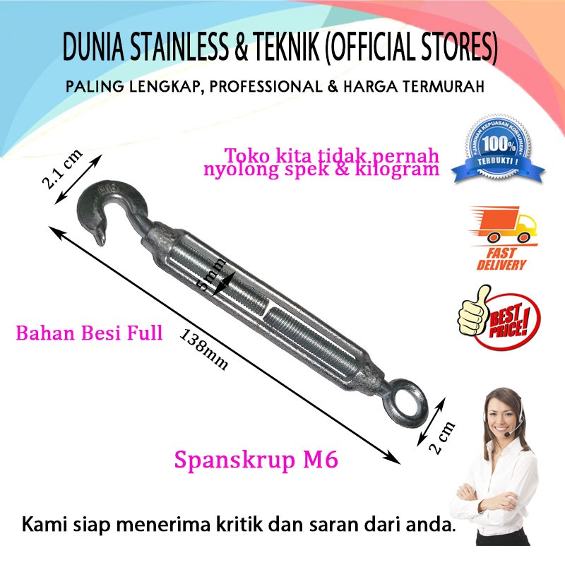 Spanskrup M6