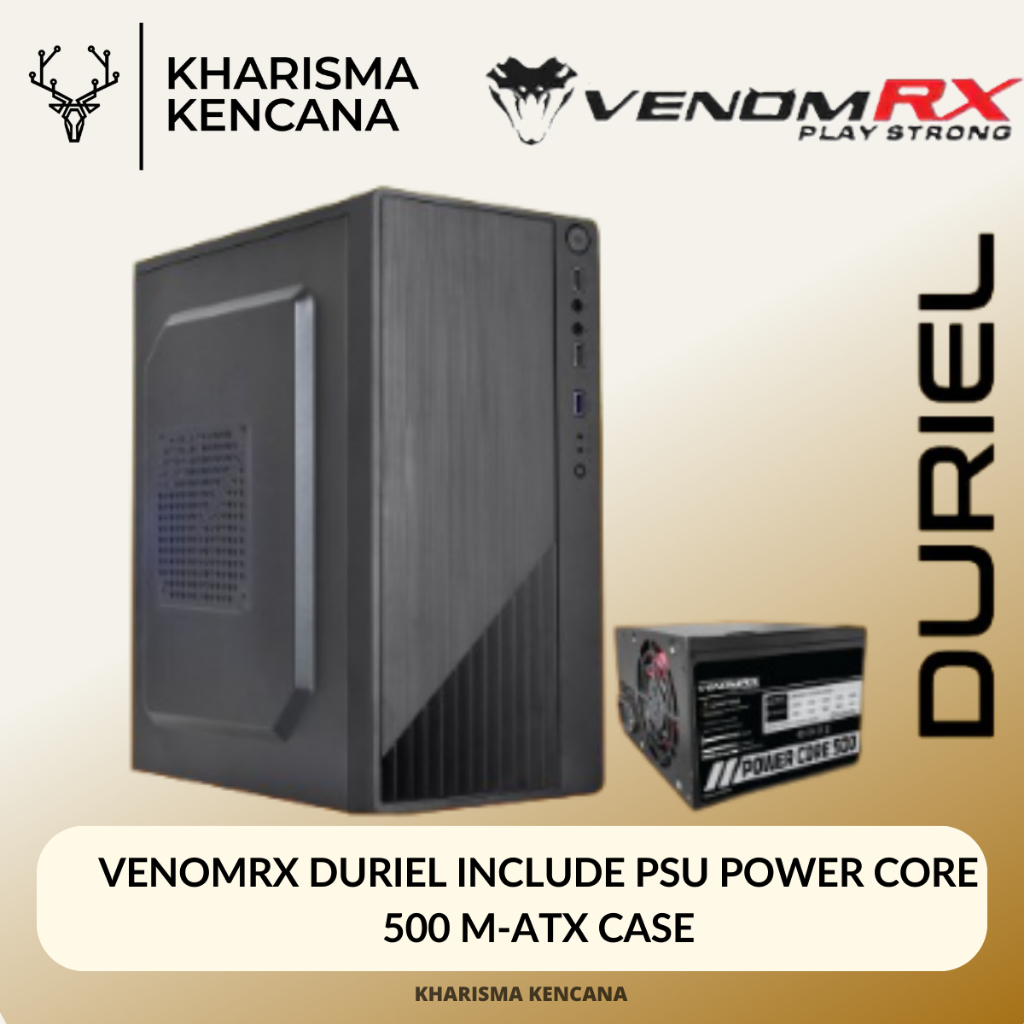 VENOMRX DURIEL INCLUDE PSU POWER CORE 500 M-ATX CASE