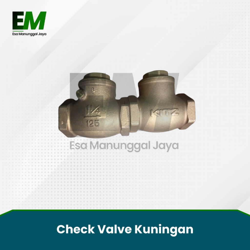 Check Valve Kitz 2" / Check Valve 2" Kitz Kuningan / Klep Tabok 2"Kitz