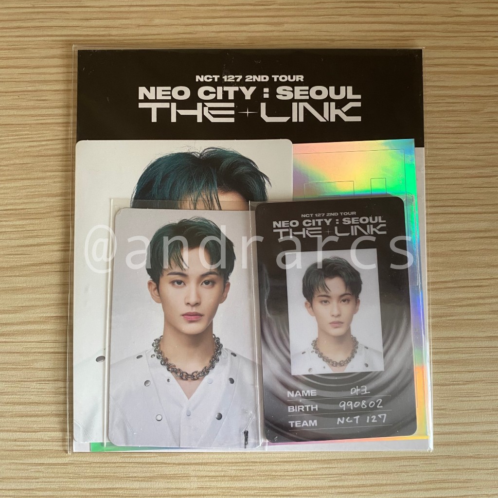 NCT Mark ID Card Deco Set (NCT 127 Neocity The Link Merch)