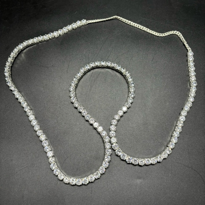 KALUNG PEGANTIN WANITA DIAMOND SUNDA SIGER WARNA SILVER
